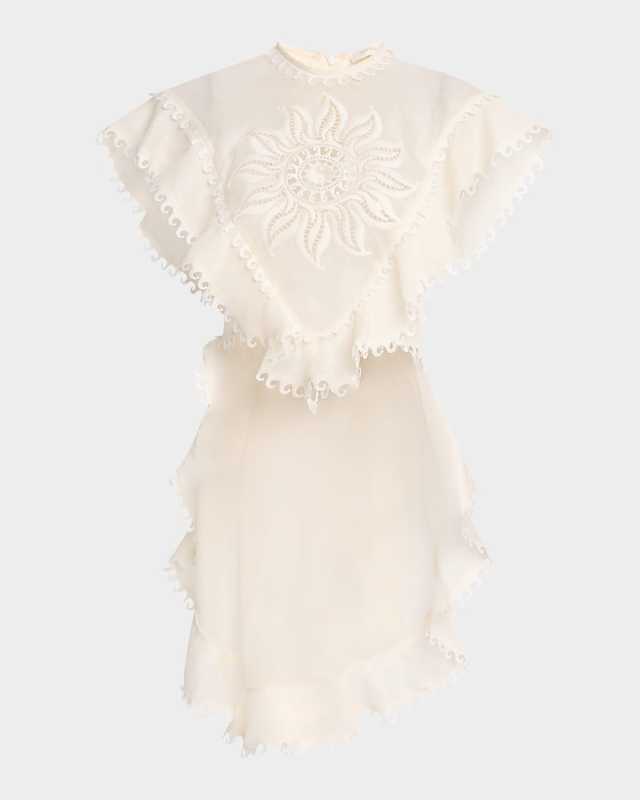 Balance Embroidered Waterfall Top